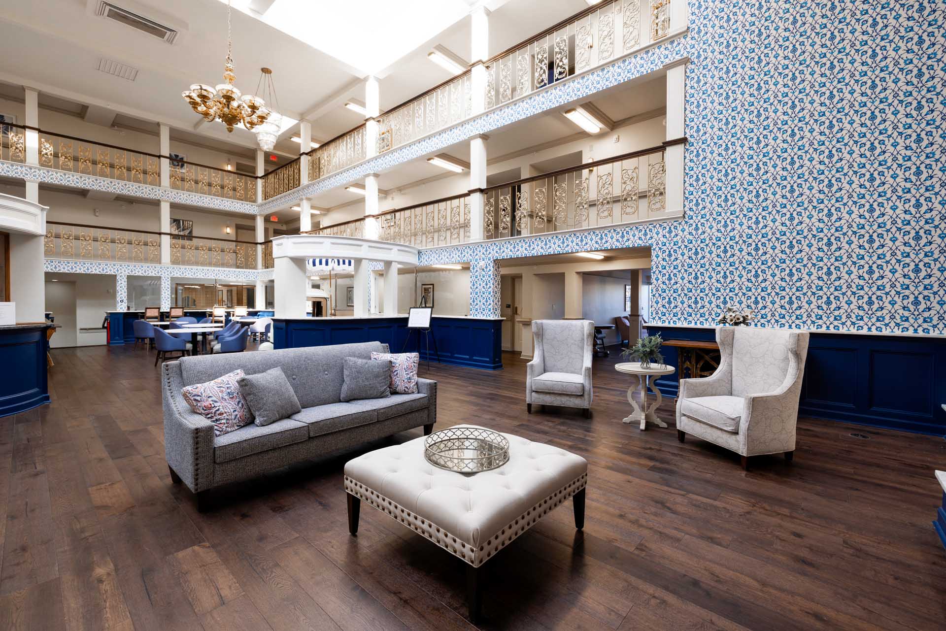 Elegant lobby interior at Legacy Heights Newport News